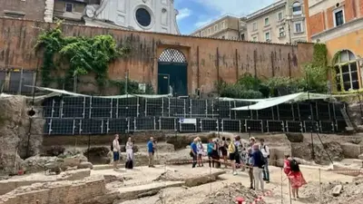 'A superb dig': Archeologists uncover ruins believed to be Roman Emperor Nero's theater near Vatican