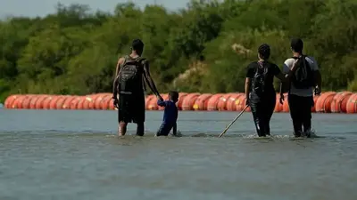 2 bodies found in Rio Grande buoy barrier at US-Mexico border, Mexican officials say