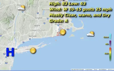 Rhode Island Weather for August 13, 2023 – John Donnelly