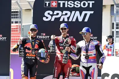 MotoGP Austrian GP: Bagnaia wins sprint race,  Bagnaia dominates sprint, Martin causes chaos