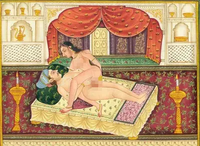 Seven famous Indian paintings about love