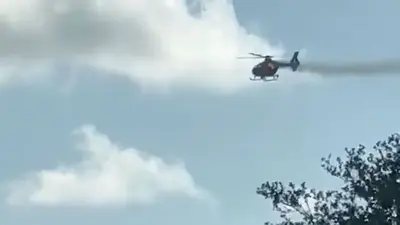 Florida fire rescue helicopter crashes into apartment complex, 2 dead