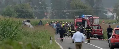 Italy investigates if acrobatic plane struck birds before it crashed