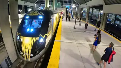 High-speed trains begin making trip between Orlando and Miami