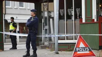 A shooting in a pub in Sweden has killed 2 men and wounded 2 more, police say