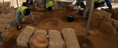 Largest cemetery ever discovered in Gaza and rare lead sarcophogi found