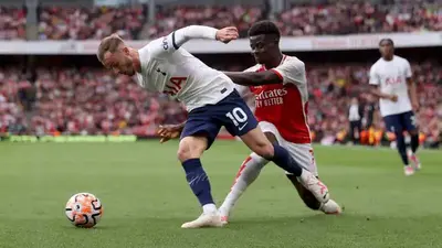 James Maddison mocks Bukayo Saka over goal celebration in north London derby