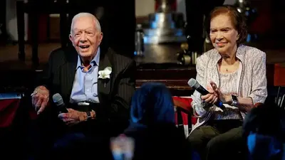 Jimmy Carter makes rare public appearance, days before his birthday and 7 months after starting hospice