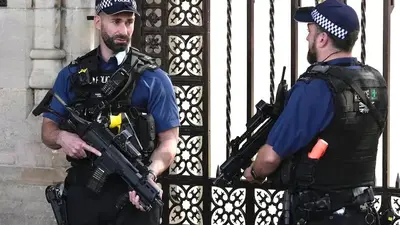 London's armed officers protest murder charge for colleague