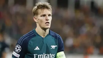 Martin Odegaard insists Arsenal are "excited" to face Man City after Lens defeat