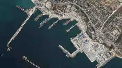 Satellite images show Russia moved military ships after Ukrainian attacks