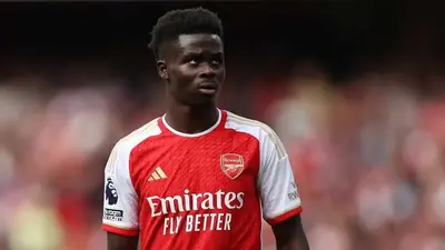 Arsenal and England in disagreement over Bukayo Saka's availability
