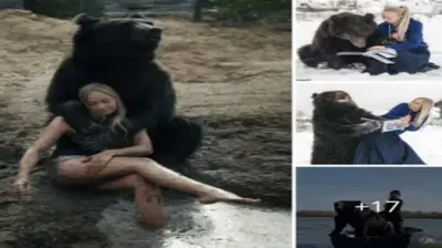 Rescue to Friendship: The Unbreakable Bond Between a Woman and a Saved Bear