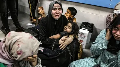 Hundreds killed in strike on Gaza hospital: Gaza Health Ministry
