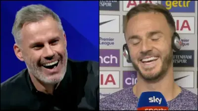 'I just knew!' - James Maddison reacts brilliantly to Jamie Carragher's replay tease