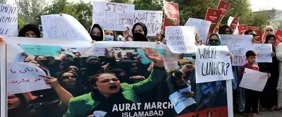 Thousands rally in Pakistan against Israel's bombing in Gaza, chanting anti-American slogans