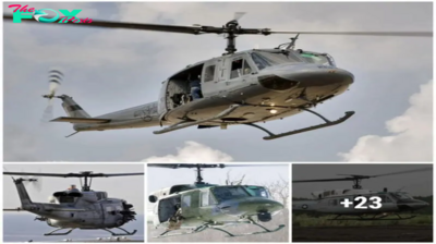 Fly in Style with the Legendary Bell Huey UH-1N Helicopter