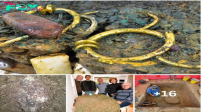 Luck has finally arrived: The world’s largest Iron Age coin hoard with 74,000 gold coins discovered on the island of Jersey worth up to 10 million pounds