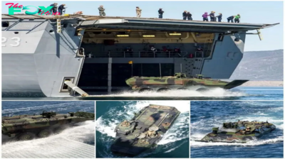 Unveiling Innovation: Amphibious Combat Vehicle (ACV) Makes Debut at FEINDEF in Madrid, breaking New Ground