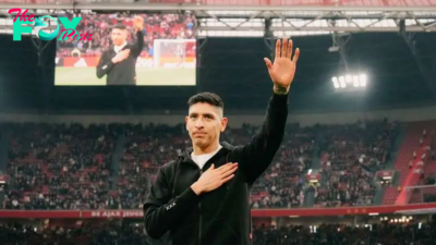 Ajax fans pay tribute to Mexico midfielder Edson Álvarez