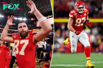 Travis Kelce wins Athlete of the Year at People’s Choice Awards after calling nomination ‘f–cking nonsense’