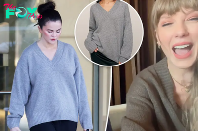 Taylor Swift and Selena Gomez both own this cozy sweater – and it’s still in stock