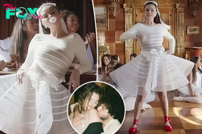 Selena Gomez models bridal ballet look in ‘Love On’ music video amid Benny Blanco romance