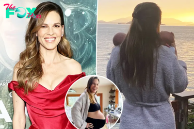 Hilary Swank shares what surprised her the most about becoming a mom at 48
