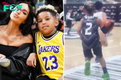 Proud mom Kim Kardashian reveals Saint West, 8, made ‘All Star’ basketball team