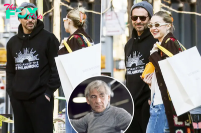 Bradley Cooper pays homage to Leonard Bernstein with his hoodie during shopping date with Gigi Hadid