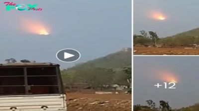 Unexplained Video: Triangular Entity Alights Indian Skies, Evoking Nibiru Comparisons and Provoking Puzzlement Amidst Mysterious Aura