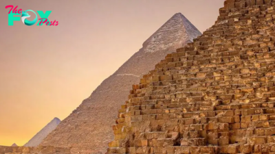 How many ancient Egyptian pyramids are there?