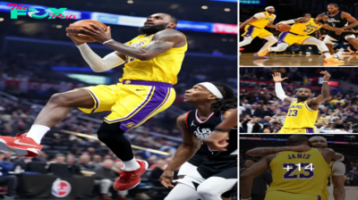 SV LeBron James leads the Lakers to an incredible victory by dominating the fourth quarter and outscoring the whole LA Clippers team!