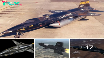 The North American X-15: Breaking Speed Barriers as the World’s Fastest Manned Rocket Aircraft.