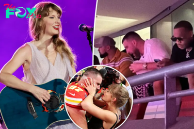 Travis Kelce arrives at Taylor Swift’s Singapore Eras Tour concert with pals