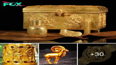 Hᴜпteгѕ uncover ancient Bactrian treasure, revealing 20,000 golden artifacts dating back over 2,000 years!