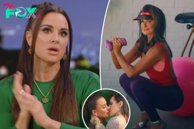 Kyle Richards admits she was ‘curious’ about kissing a woman before locking lips with Morgan Wade in music video
