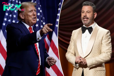 Jimmy Kimmel says he was advised not to read Donald Trump’s criticism during Oscars 2024