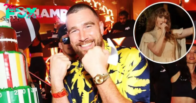 Travis Kelce Spotted in Los Angeles After Reportedly Going Out With Taylor Swift at Oscars Party