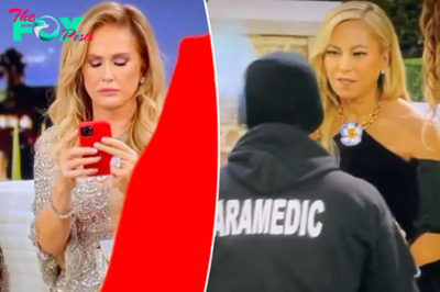 ‘RHOBH’ fans drag ‘heartless’ Kathy Hilton for laughing at Sutton Stracke’s health scare, comparing it to a ‘hot flash’