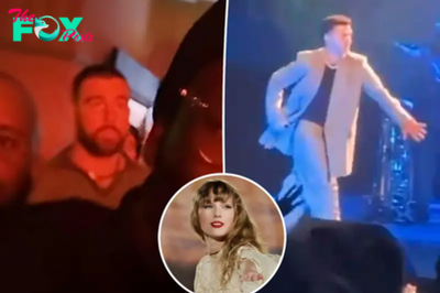 Travis Kelce attends Justin Timberlake’s concert without Taylor Swift