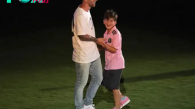 son.Superstar Messi and U12 Inter Miami had a funny and surprising birthday greeting that made Thiago’s son immediately “frozen”.