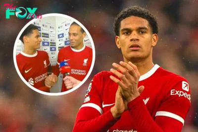Jarell Quansah shows why “the sky is the limit” in classy interview with Virgil van Dijk