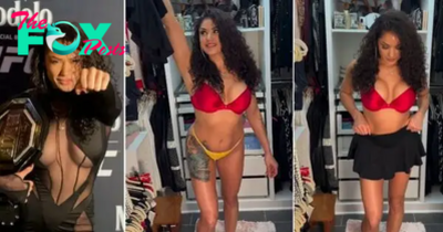 Ex-UFC Star Pearl Gonzalez Reveals Her New Year’s Outfit (Video)