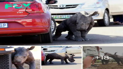 Miracle Rescue: Badly Dehydrated and Starving Baby Rhino Saved After Mother’s Tragic Passing