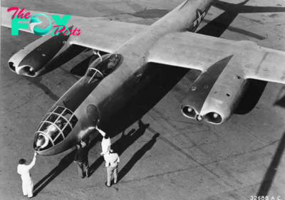 The B-45 was designed in 1944. It owns the crown of being the world’s first jet bomber specifically designed for that purpose.
