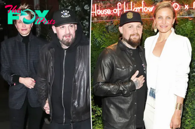 Cameron Diaz and Benji Madden step out for date night after welcoming son Cardinal
