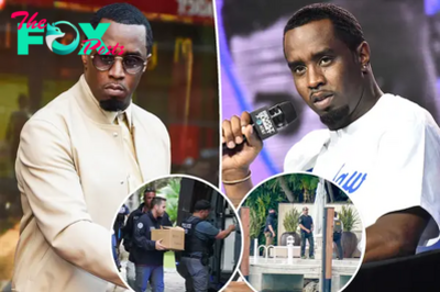 Sean ‘Diddy’ Combs seen pacing outside Miami airport after homes get raided by feds