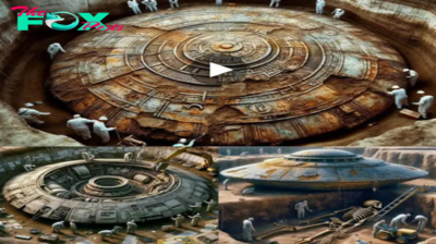 Unveiling Enigmatic UFO Artifacts from Below Ground.