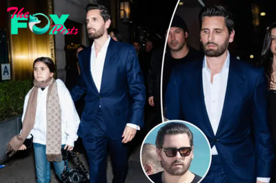 Scott Disick shows off dramatic weight loss while out with daughter Penelope and son Reign amid Ozempic concerns
